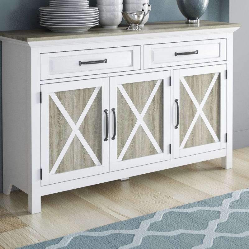 August Grove Haverly 52" Wide 2 Drawer Sideboard & Reviews Wayfair.ca
